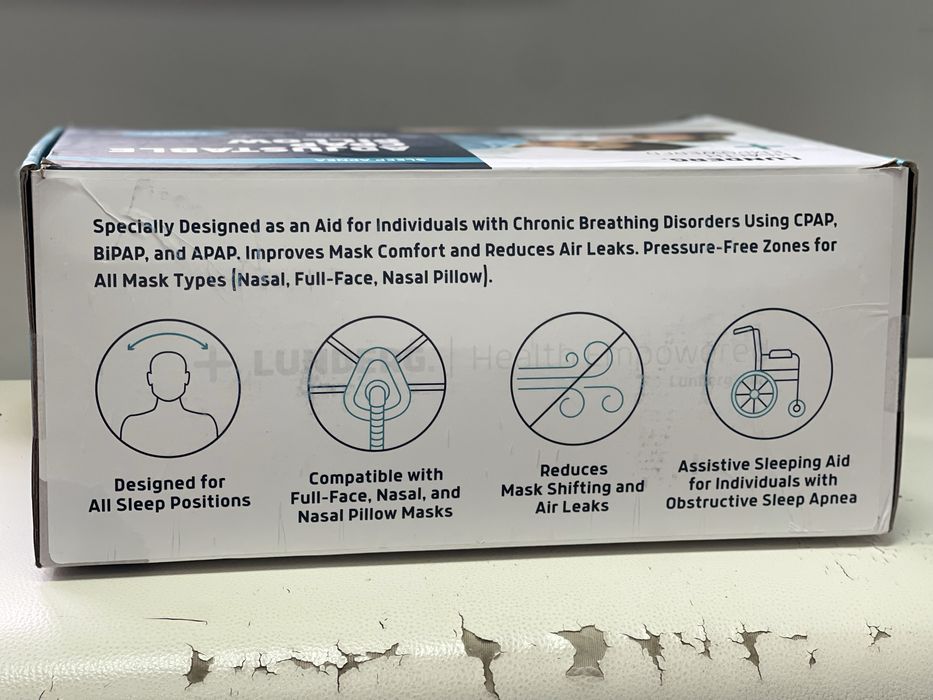 Чисто нова ортопедична възглавница Lunderg подходяща за хора със апнея