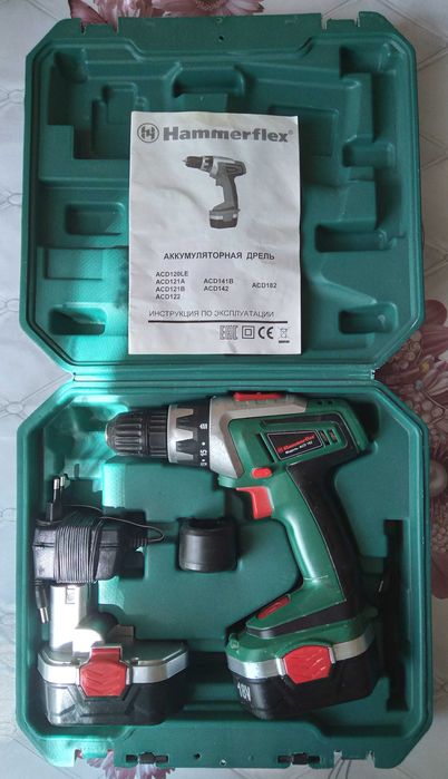 Шуруповёрт Hammerflex ACD 182 б/у