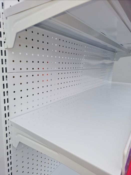 Нови стелажи за магазин Търговско оборудване Супермаркет