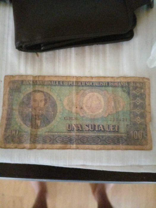 Bagnota 100 de lei 1966