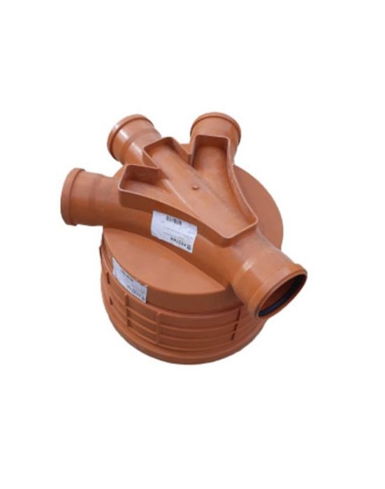 Baza Camin PVC pentru canalizare D315 cu 3 intrari si 1 iesire dn 110