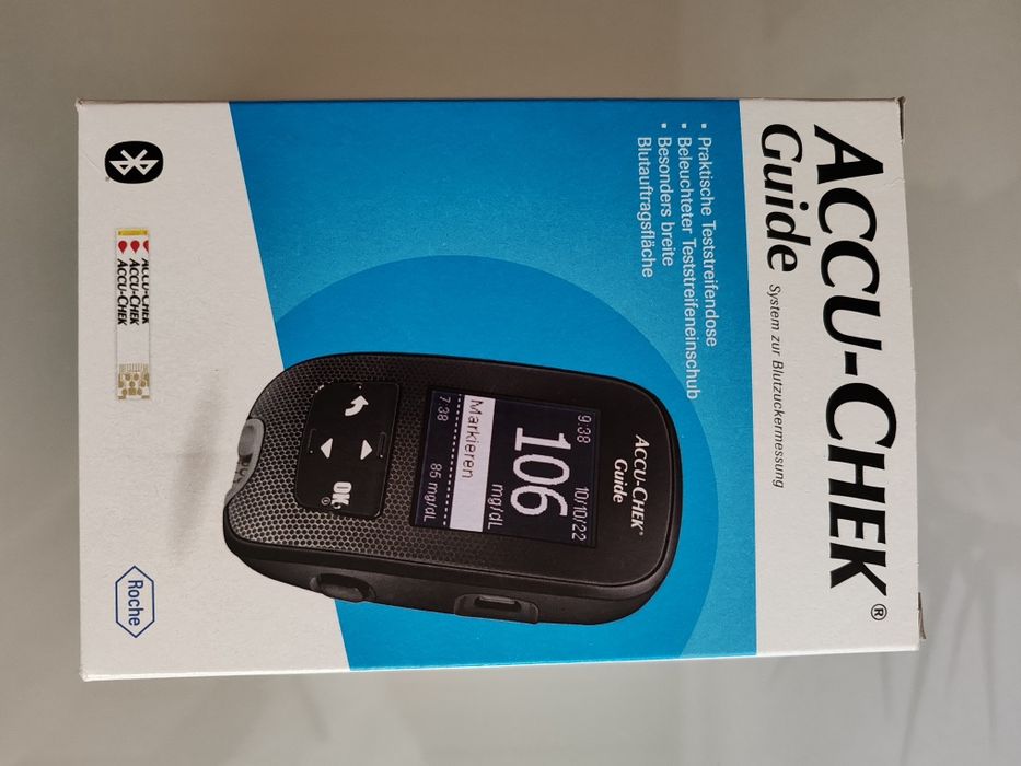 Aparat pentru măsurat zahărul în sânge (glicemie) Accu-Chek Guide - Nou