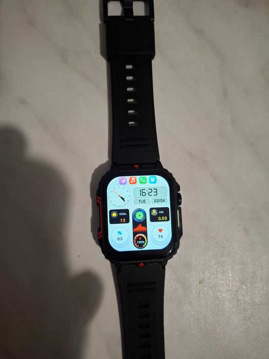 Smartwatch bluetooth compatibil Android IOS waterproof IP68