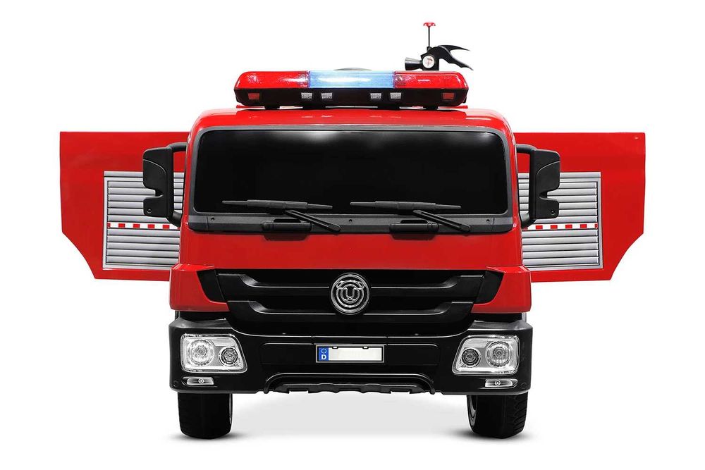 Детски Акумулаторен Камион - Пожарна, 90W,  12V7AH, Дистанционно