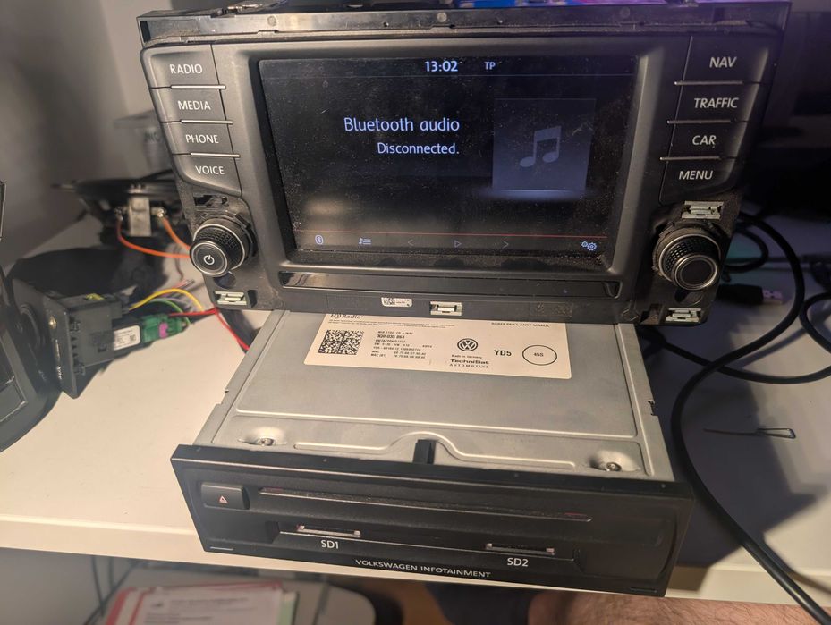 MIB2 Navigatie originala decodata Volkswagen Passat B8 Golf 7 Touran VW MOST Dynaudio