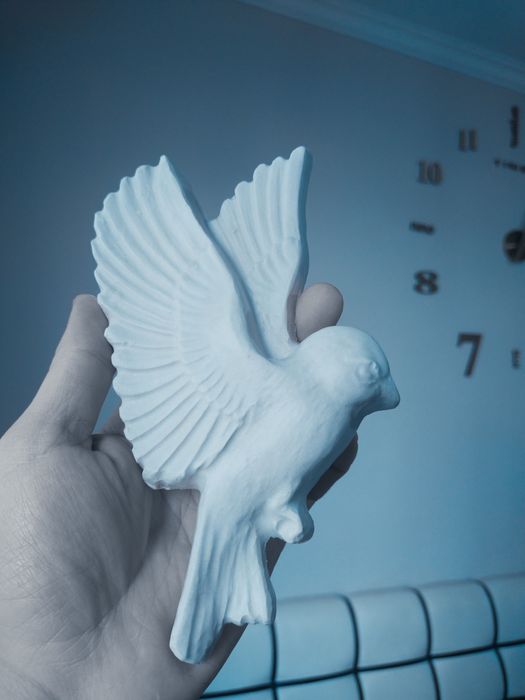 Гипсовые птицы | Синицы | Декор.