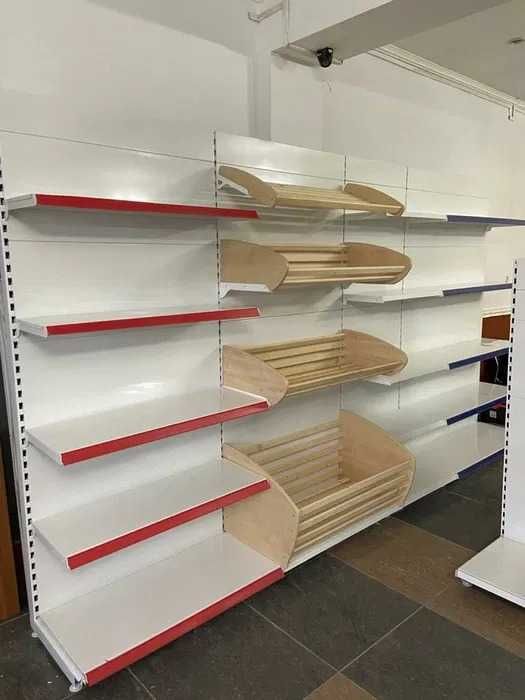 Металлические ветрины островные полки стелажи  торговые для магазина