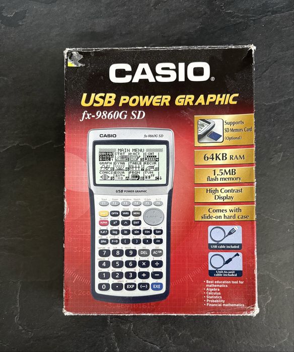 Графичен калкулатор CASIO FX 9860 G SD
