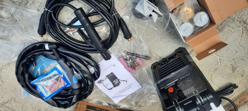 Заваръчен Апарат  STAHLWWRK 200AMP елкрожен/Аргон