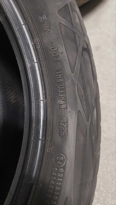 Гуми 2025 година Continental EcoContact 6 215/55/17 на 4500 км пробег