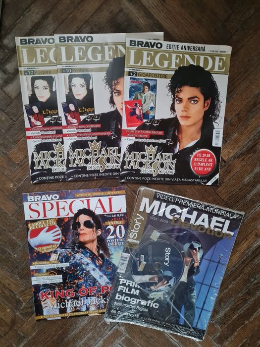 Carti reviste noi Michael Jackson ,colectie ,rare