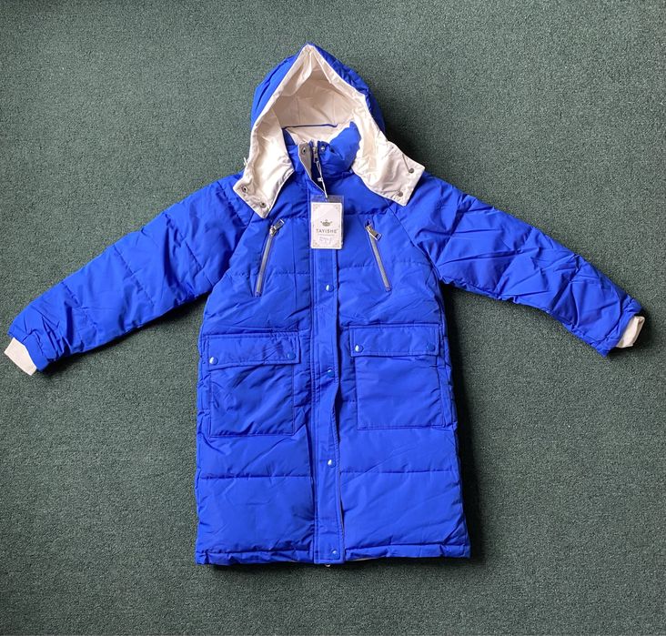 Қысқы куртка, ұзын, қысқа