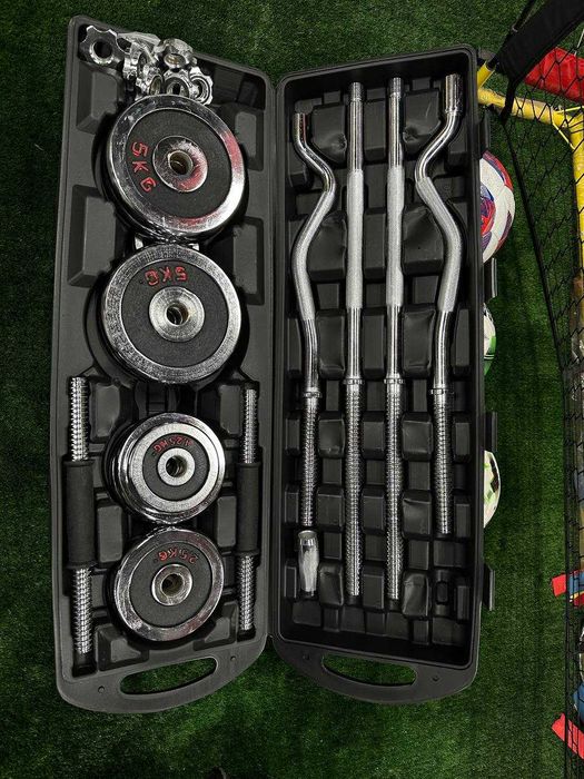 Гантельный набор. Gantel nabor. Gantel+Shtanga Штанга+Гира. Dastavka