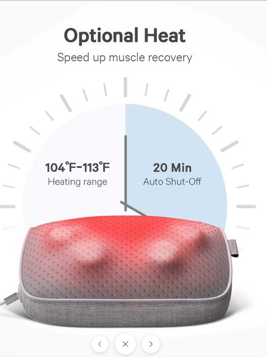 Naipo oPillow Shiatsu massage pillow