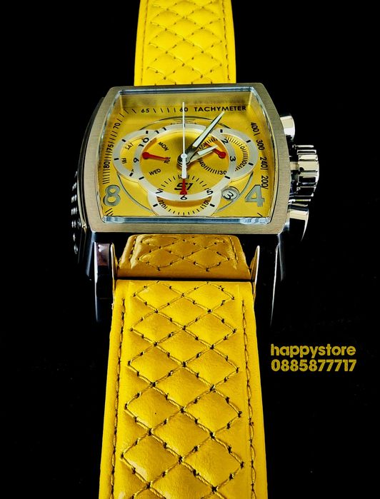 INVICTA S1 Rally Swiss Yellow 48 mm, Инвикта нов ръчен часовник