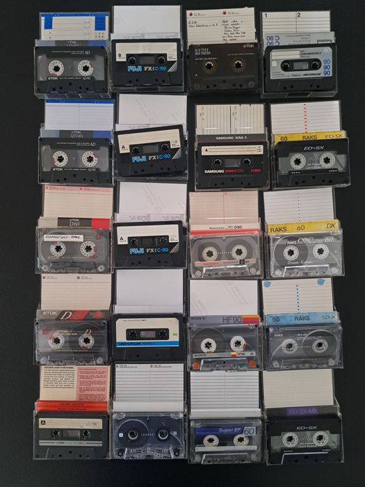 casete audio Basf Agfa Tdk Raks Sony