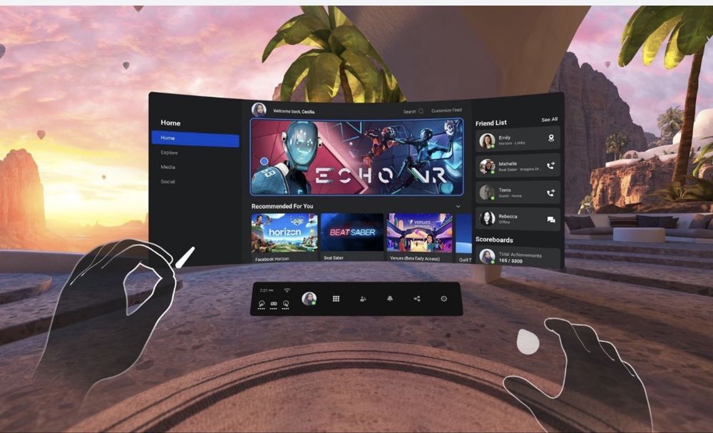 VR oculus Quest 3