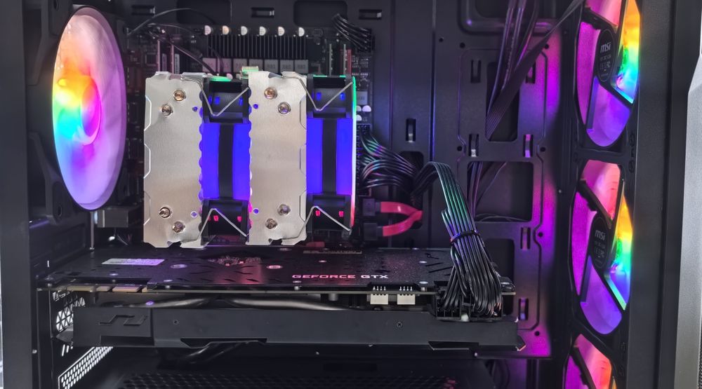 Pc Gaming i7 16gb SSD HDD GTX nvidia 8gb RGB win 11 licență office
