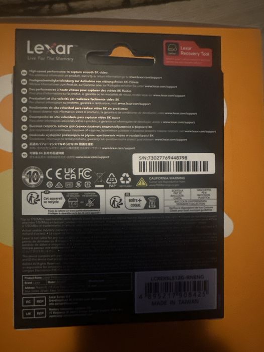 card memorie Lexar profesional 512