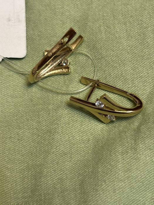 Золото Серьги И калцо 583 проба