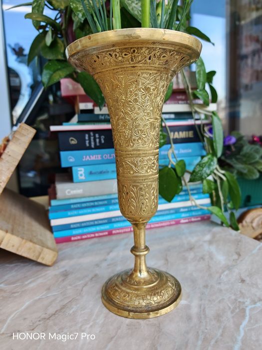 Vază alamă vintage India