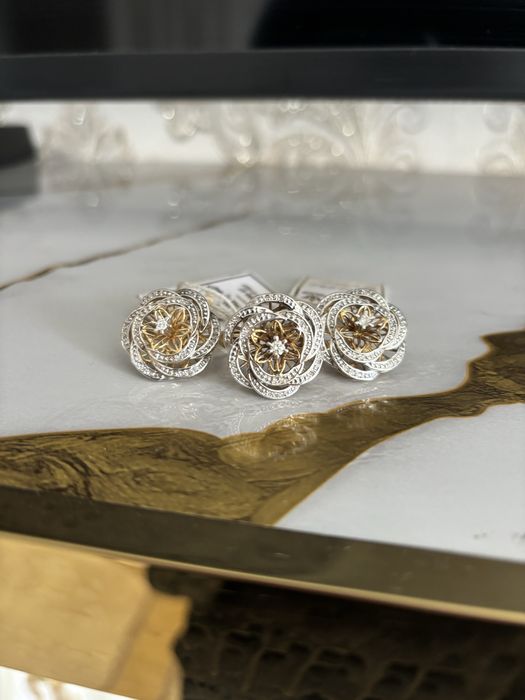 Золотой набор с брилиантами