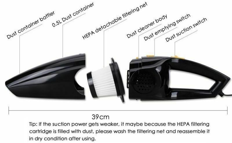 Aspirator portabil, masina, pt animale, incarcare bricheta masina Nou!