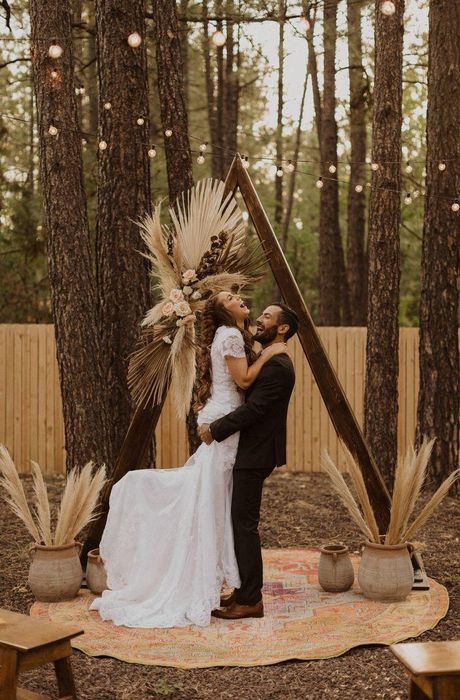 Свадебная арка в стиле бохо