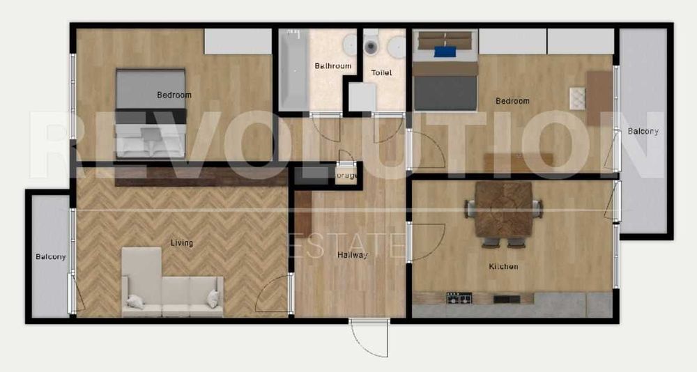 Продава се Тристаен апартамент в София, Медицинска академия - 84 кв.м за 2489 €/кв.м - Снимка #10