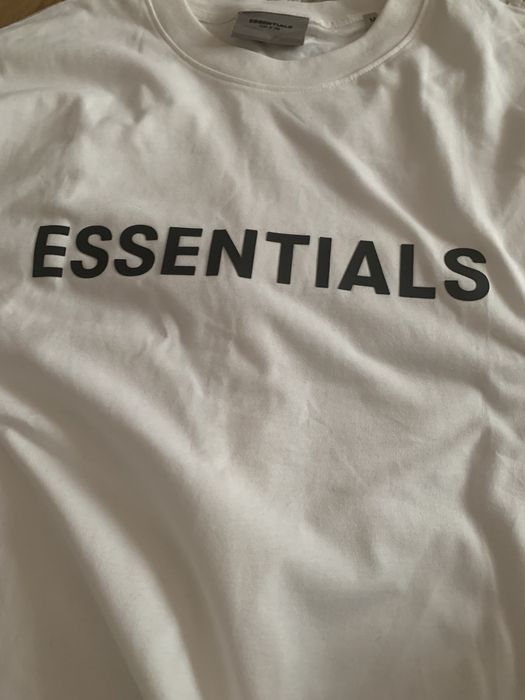 Tricou Essentials Fear of God White M (oversized fit)