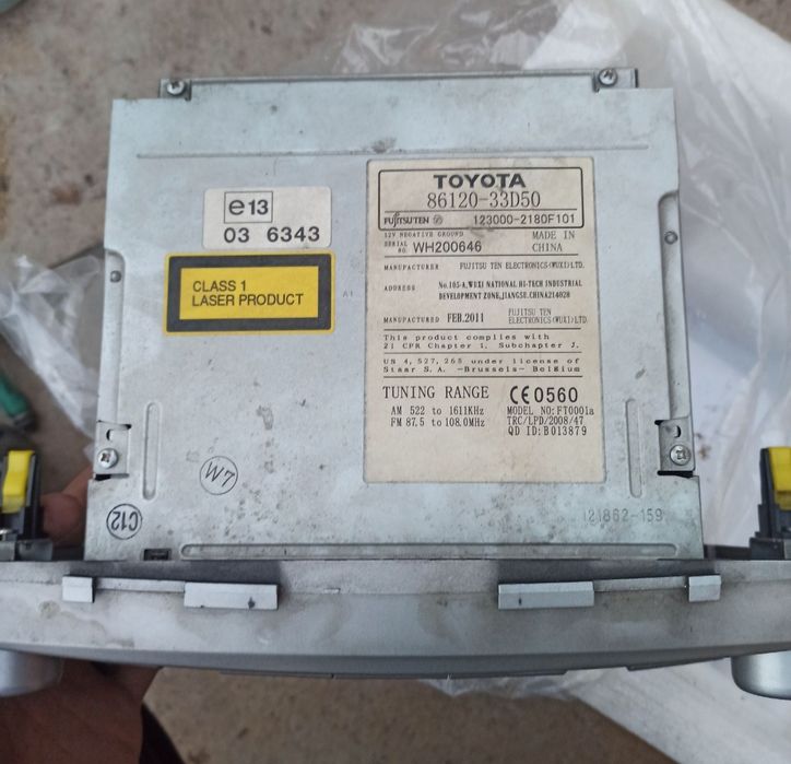 Магнитола Camry 45 европеец