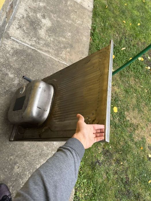 Мивка -алпака с ляв отцедник