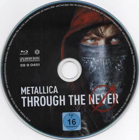 2x Bluray METALLICA - Through the Never 2D&3D Steelbook Edition (2014)
