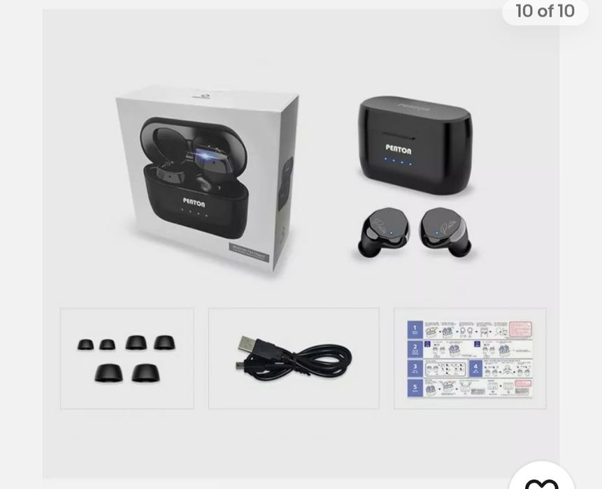 Penton airpods yengi karobkadan ochilmagan 3 ta bor 2 tasi qora