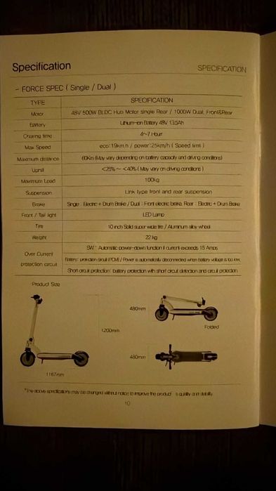 Trotineta electrica Mercane Force