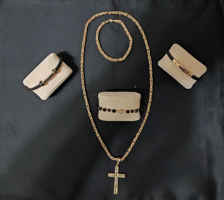 Vând lant și bratari aur 14k