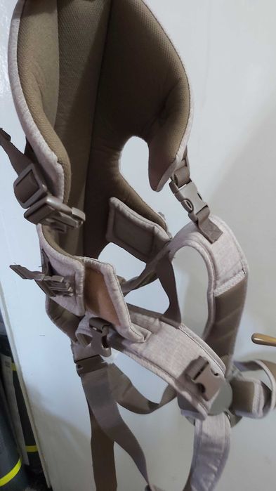 Marsupiu 3 in 1 anatomic Jane Dual Bronz rucsac ham bebelus fata spate