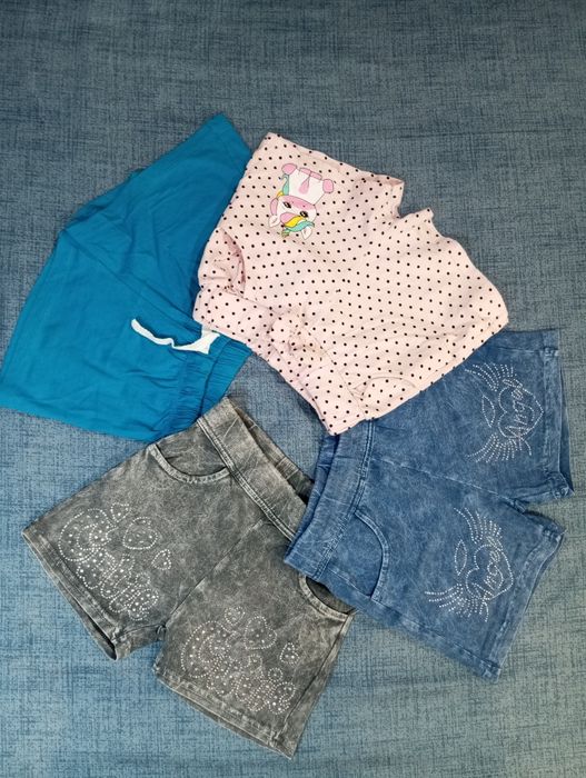 Pantaloni scurți, fetițe 6-8 ani