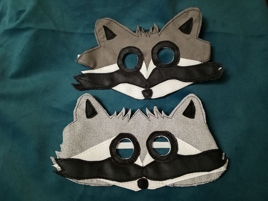 Маска детская, карнавальная, Енот, Заяц, лиса, волк и пр.