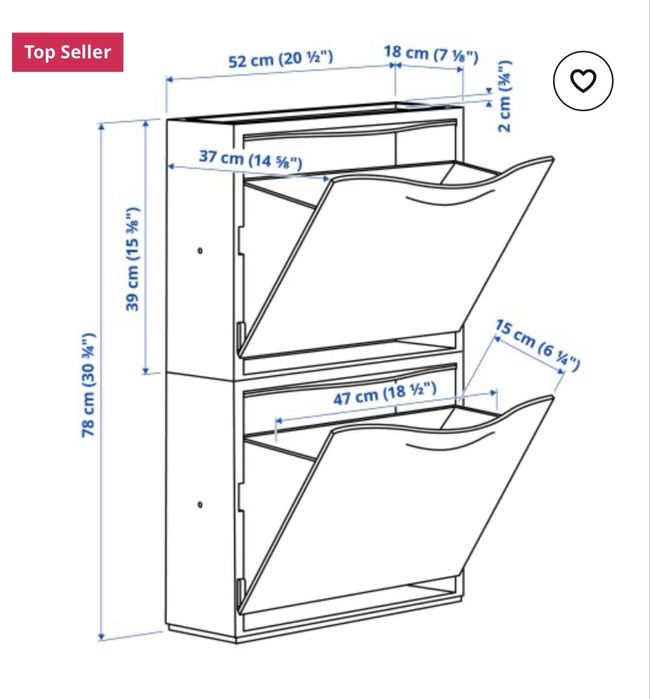 Комплект шкафове за обувки