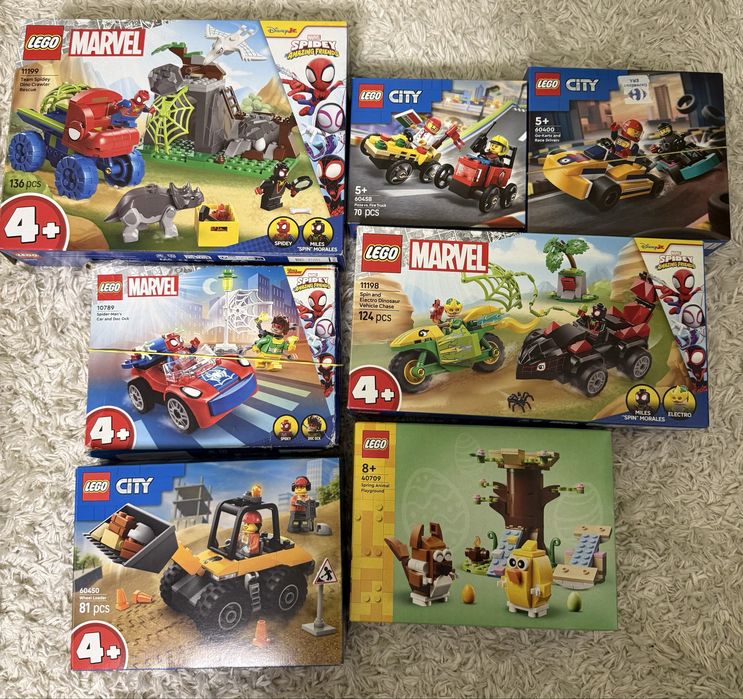 Lego Marvel (3) si City (3)