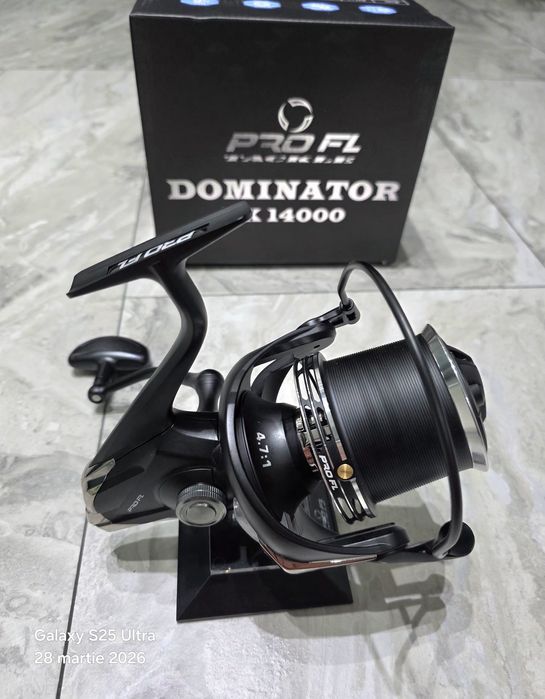 SET 4 Mulinete PRO FL Dominator DX 14000 9+1Rulmenti NEW 2026