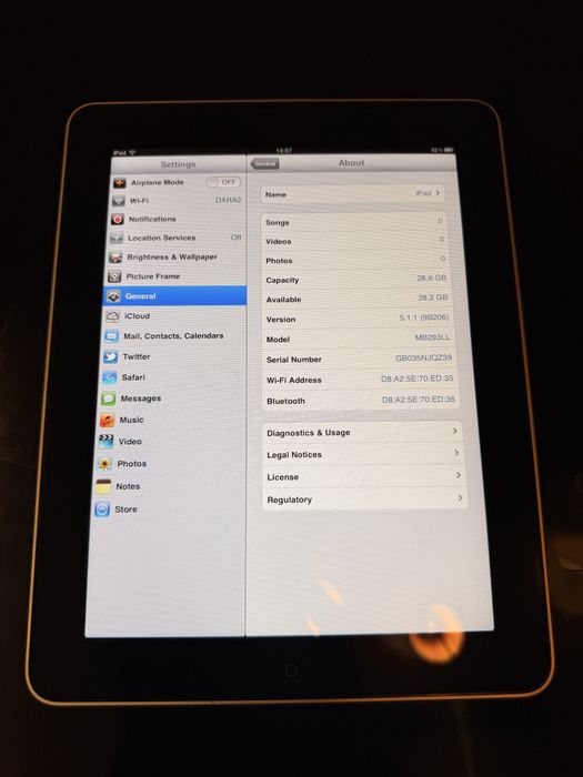 Ipad 1 32gb с оригинална клавиатура