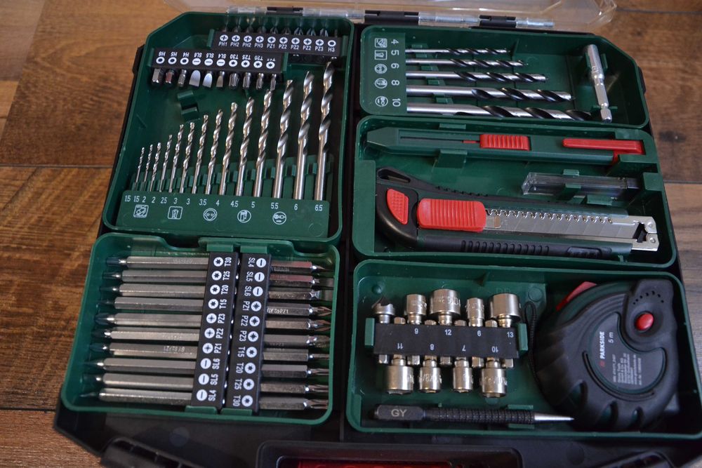 Нов kуфар с принадлежности Parkside