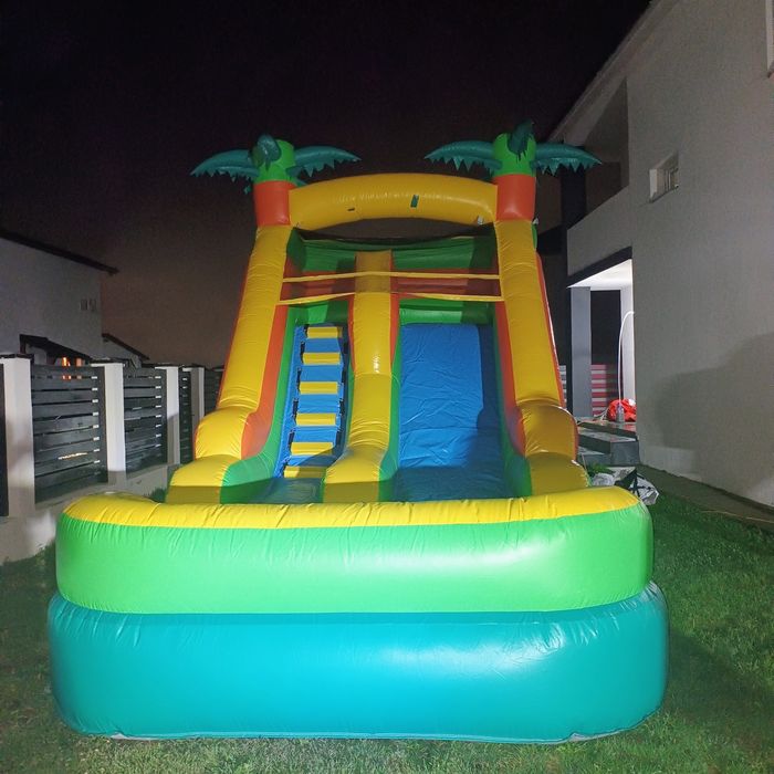 Închiriere tobogan gonflabil, Bubble house și aparat vata zahar