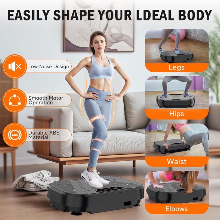 Фитнес вибрационна плоча за упражнения вибро плоча , с Bluetooth