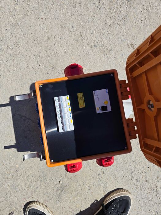 Tablou Electric Portabil PCE Spitz 32A - Organizare Santier - Cauciuc Plin