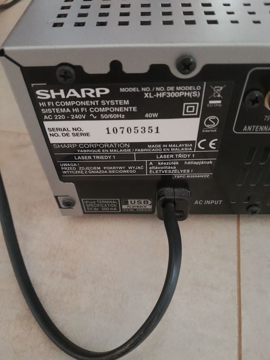 Boxe Bose și amplificator Sharp