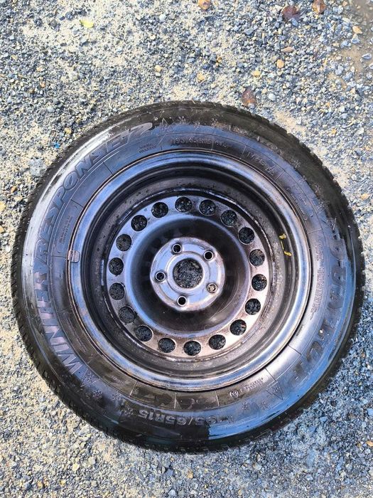 Гуми DUNLOP Winter Response 2 195/65 R15 91T с оригинални джанти VW