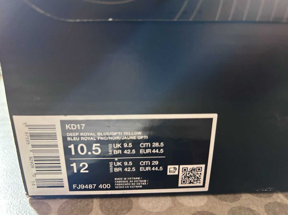 Nike KD17  -  ОРИГИНАЛ Баскетбольные кроссовки